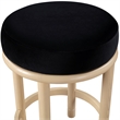 Meridian Furniture Monette Black Velvet Counter Stool