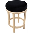Meridian Furniture Monette Black Velvet Counter Stool