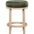 Meridian Furniture Monette Green Velvet Counter Stool