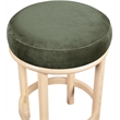 Meridian Furniture Monette Green Velvet Counter Stool