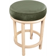 Meridian Furniture Monette Green Velvet Counter Stool
