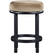 Meridian Furniture Monette Beige Velvet Counter Stool