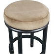 Meridian Furniture Monette Beige Velvet Counter Stool