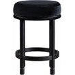 Meridian Furniture Monette Black Velvet Counter Stool