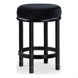 Meridian Furniture Monette Black Velvet Counter Stool