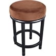 Meridian Furniture Monette Cognac Velvet Counter Stool