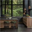 Meridian Furniture Monette Green Velvet Counter Stool