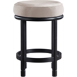 Meridian Furniture Monette Taupe Velvet Counter Stool