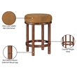 Meridian Furniture Monette Saddle Velvet Counter Stool
