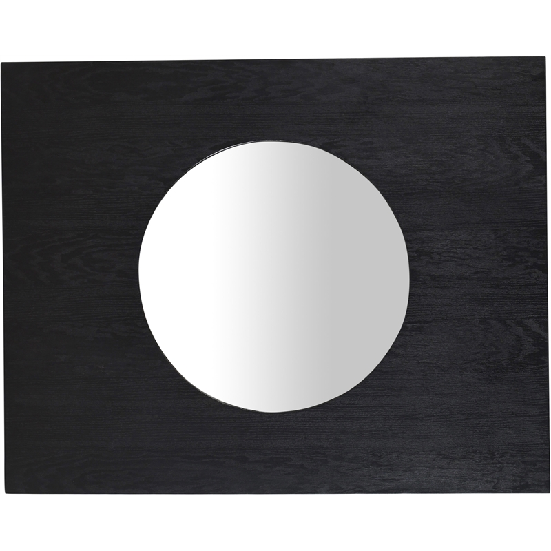 Meridian Furniture Optic Black Oak Mirror