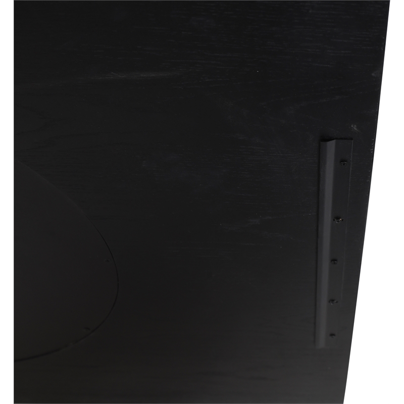 Meridian Furniture Optic Black Oak Mirror