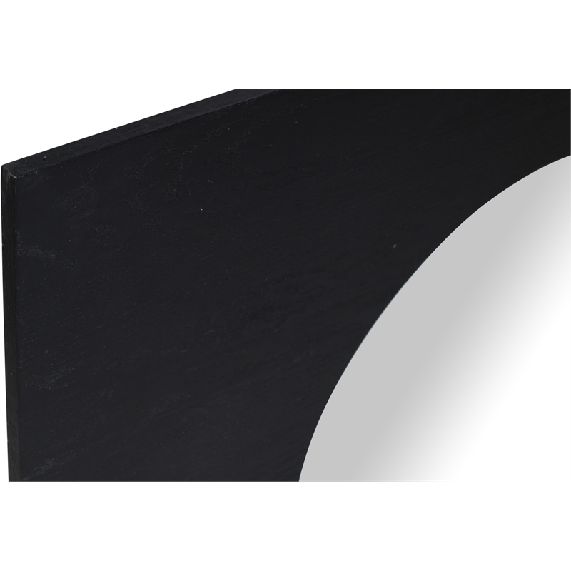 Meridian Furniture Optic Black Oak Mirror