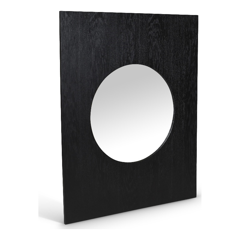 Meridian Furniture Optic Black Oak Mirror