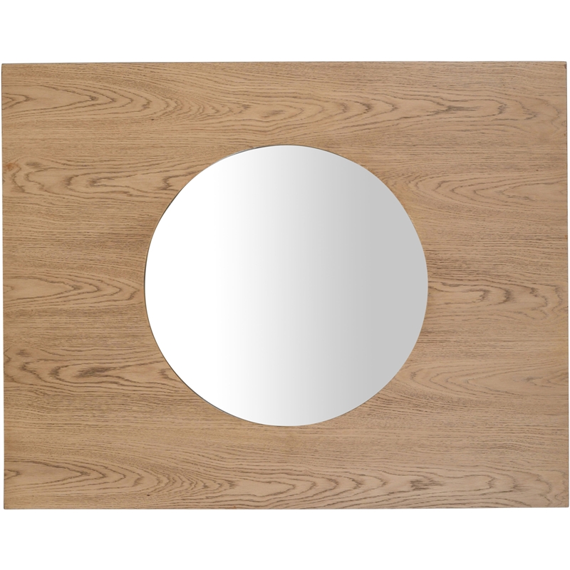 Meridian Furniture Optic Natural Oak Mirror