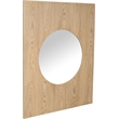 Meridian Furniture Optic Natural Oak Mirror