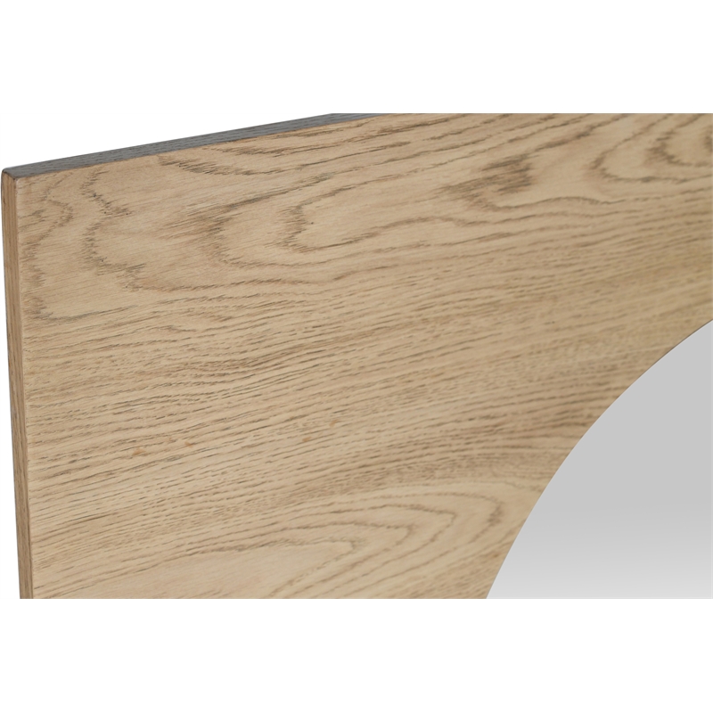 Meridian Furniture Optic Natural Oak Mirror