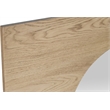 Meridian Furniture Optic Natural Oak Mirror