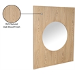 Meridian Furniture Optic Natural Oak Mirror