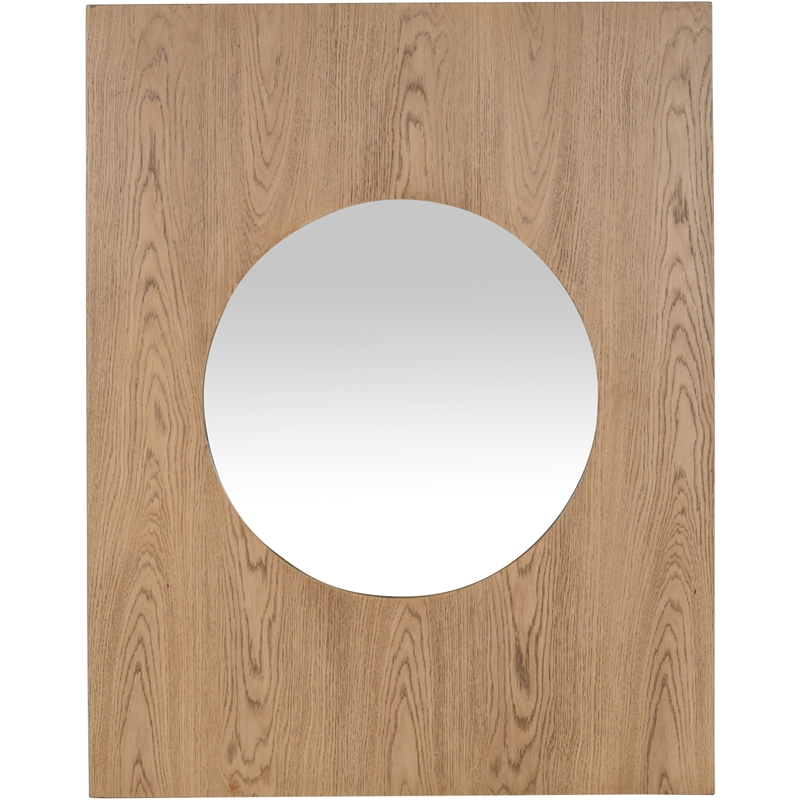 Meridian Furniture Optic Natural Oak Mirror