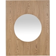 Meridian Furniture Optic Natural Oak Mirror