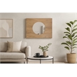 Meridian Furniture Optic Natural Oak Mirror