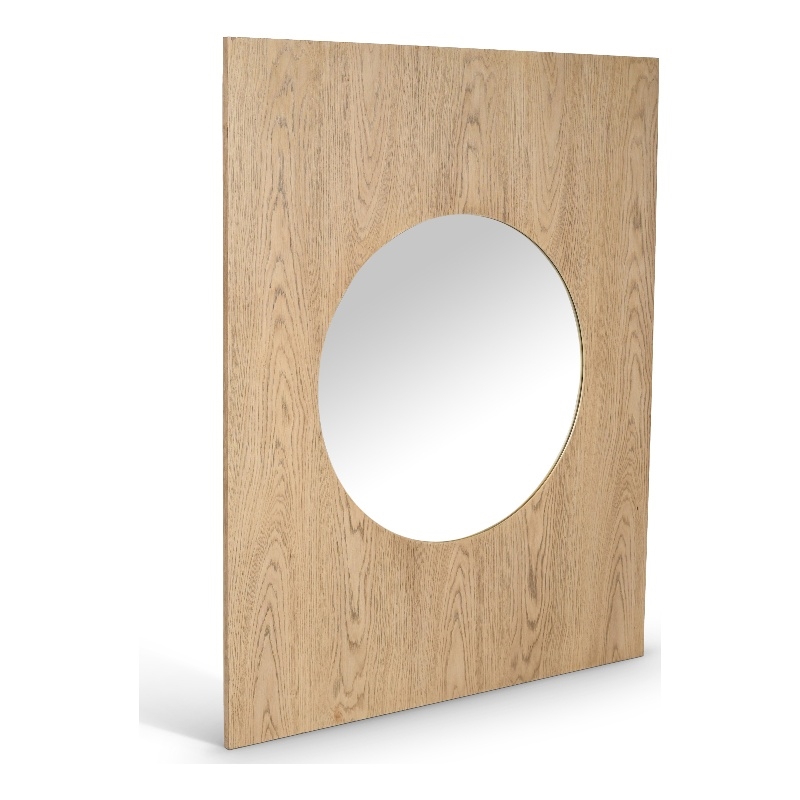 Meridian Furniture Optic Natural Oak Mirror