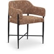Meridian Furniture Dame Cognac Polyester Dining Chair (Set of 2)