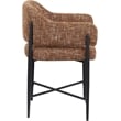 Meridian Furniture Dame Cognac Polyester Dining Chair (Set of 2)