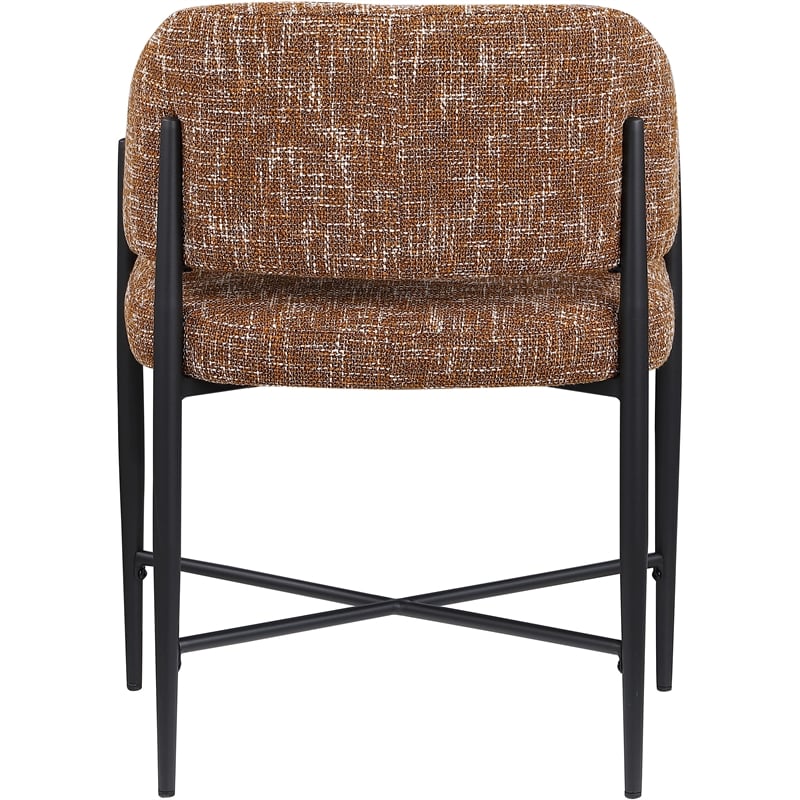 Meridian Furniture Dame Cognac Polyester Dining Chair (Set of 2)