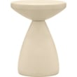 Meridian Furniture Anika Cream Iron Side Table