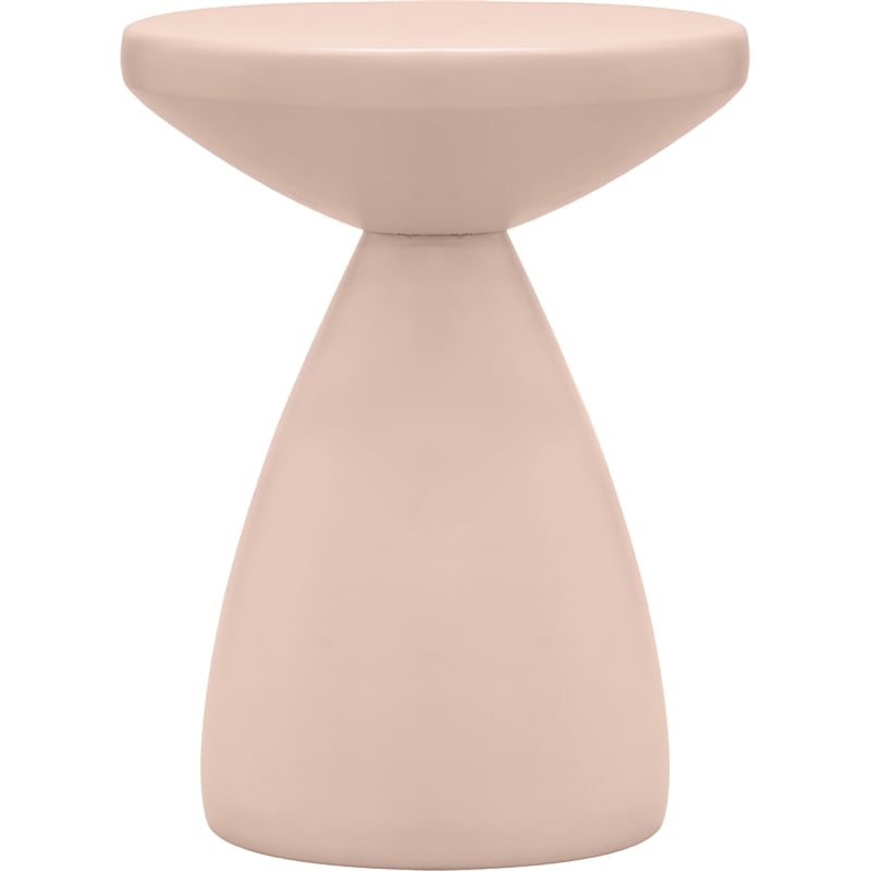 Meridian Furniture Anika Pink Iron Side Table