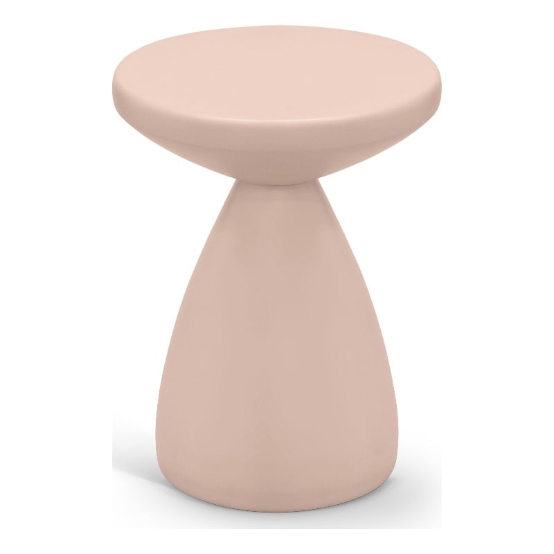 Meridian Furniture Anika Pink Iron Side Table