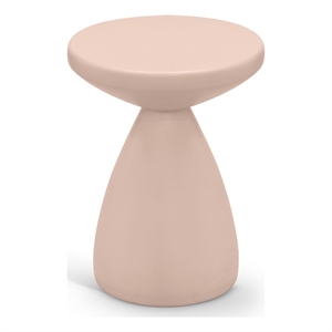 meridian furniture anika pink iron side table