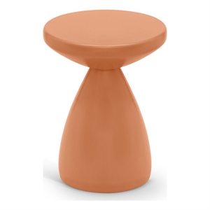 meridian furniture anika salmon iron side table