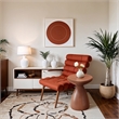 Meridian Furniture Anika Terracotta Iron Side Table