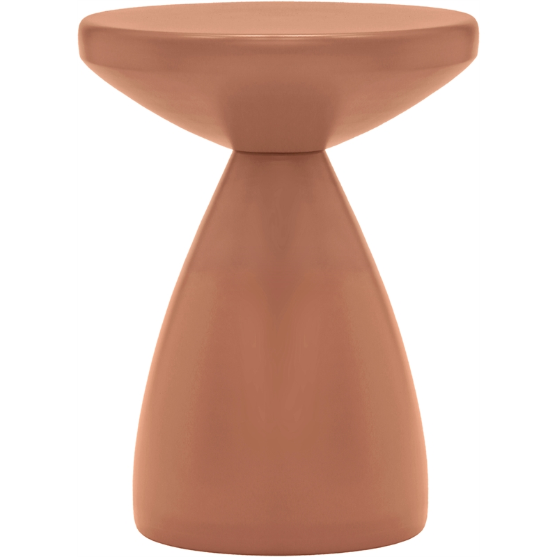 Meridian Furniture Anika Terracotta Iron Side Table
