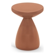 Meridian Furniture Anika Terracotta Iron Side Table