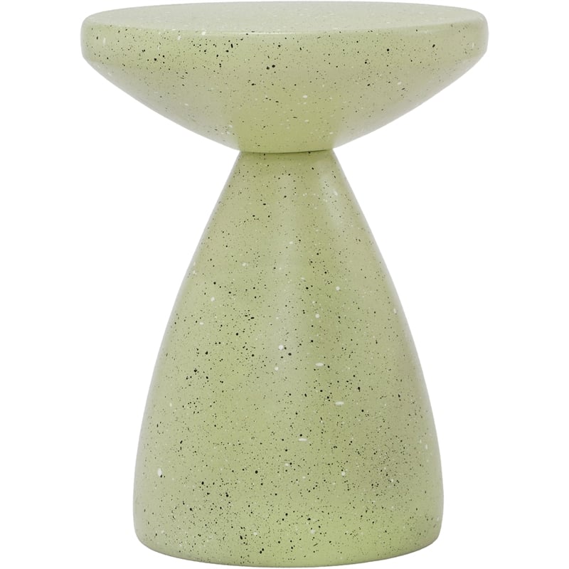 Meridian Furniture Anika Green Iron Terrazzo Side Table