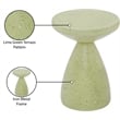 Meridian Furniture Anika Green Iron Terrazzo Side Table