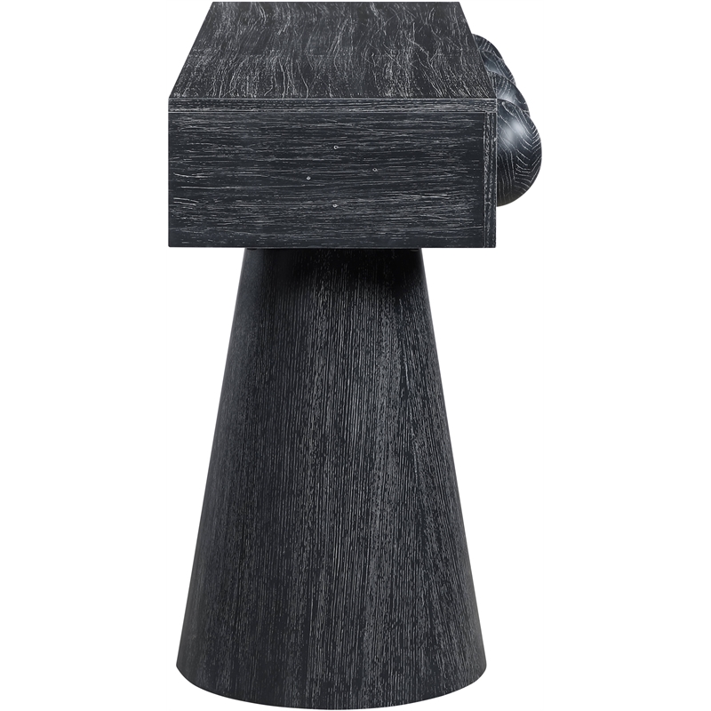 Meridian Furniture Bracciano Black Oak Veneer Console Table