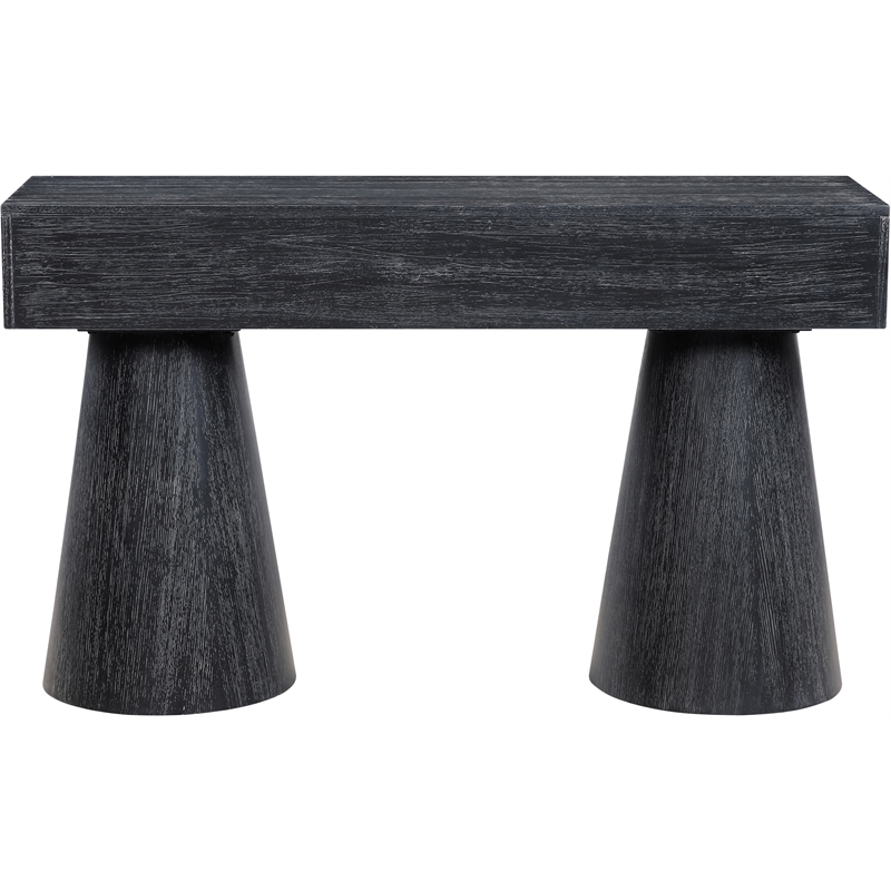 Meridian Furniture Bracciano Black Oak Veneer Console Table