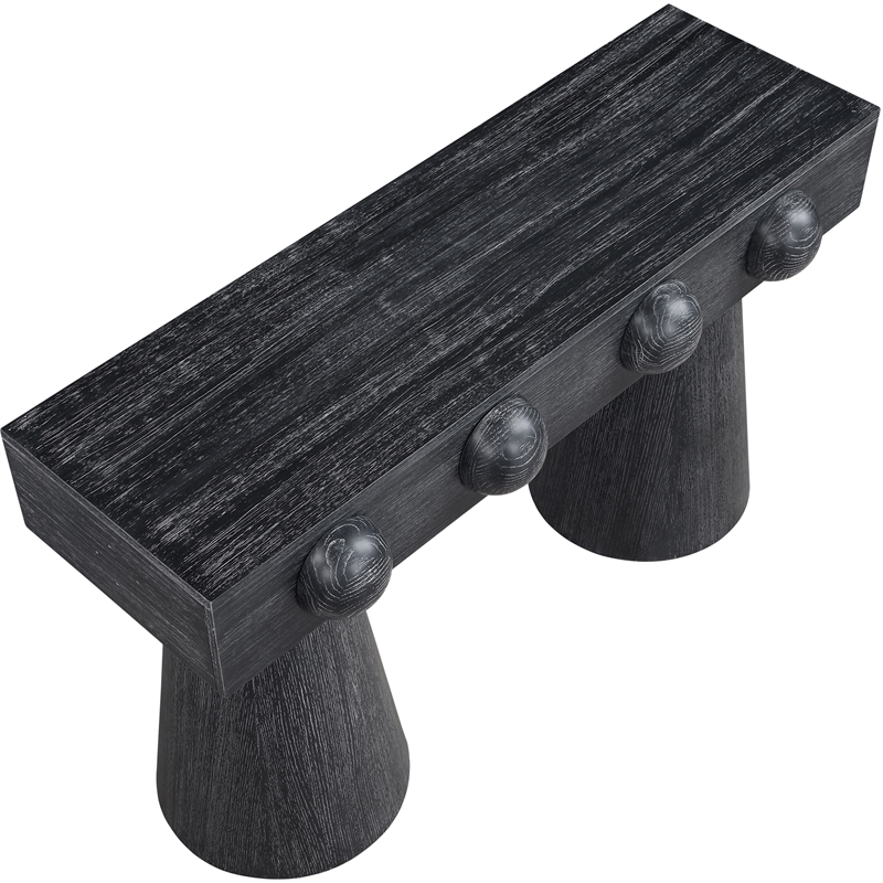 Meridian Furniture Bracciano Black Oak Veneer Console Table