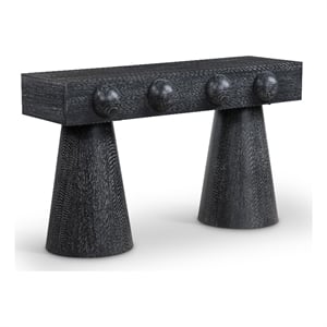 Meridian Furniture Bracciano Black Oak Veneer Console Table
