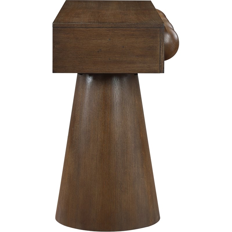 Meridian Furniture Bracciano Brown Oak Veneer Console Table
