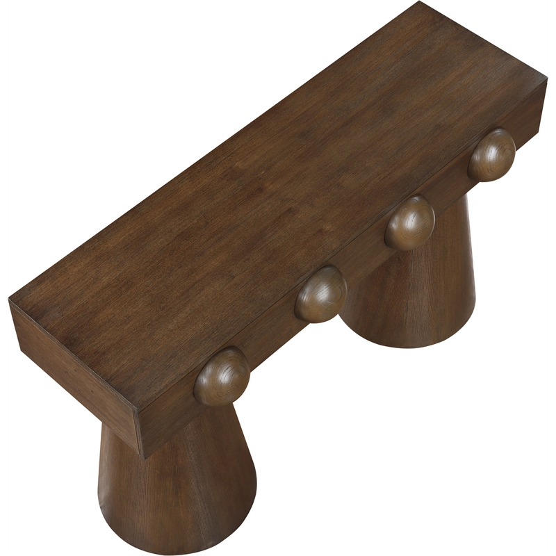 Meridian Furniture Bracciano Brown Oak Veneer Console Table