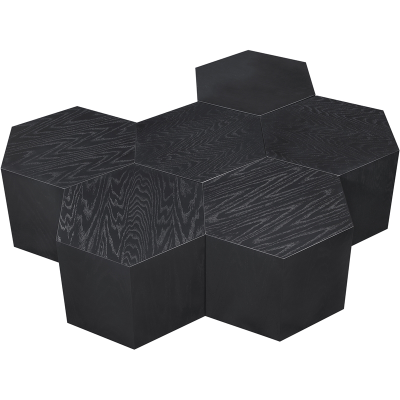 Meridian Furniture Eternal 6-Pc. Black Oak Wood Coffee Table