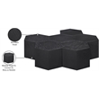 Meridian Furniture Eternal 6-Pc. Black Oak Wood Coffee Table