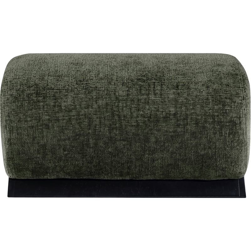 Meridian Furniture Akira Green Upholstered Ottoman