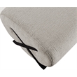 Meridian Furniture Akira Grey Upholstered Ottoman
