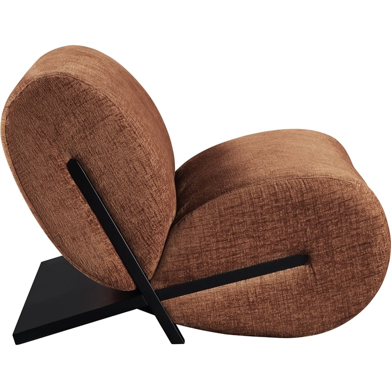Meridian Furniture Akira Cognac Upholstered Accent Chair